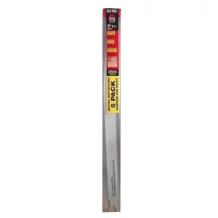 Saw Blades BLU-MOL 12 In. X 3/4 In. X 0.050 In. 6 Teeth Per In. Wood Cutting Bi-Metal Reciprocating Saw Blade (5-Pack)
