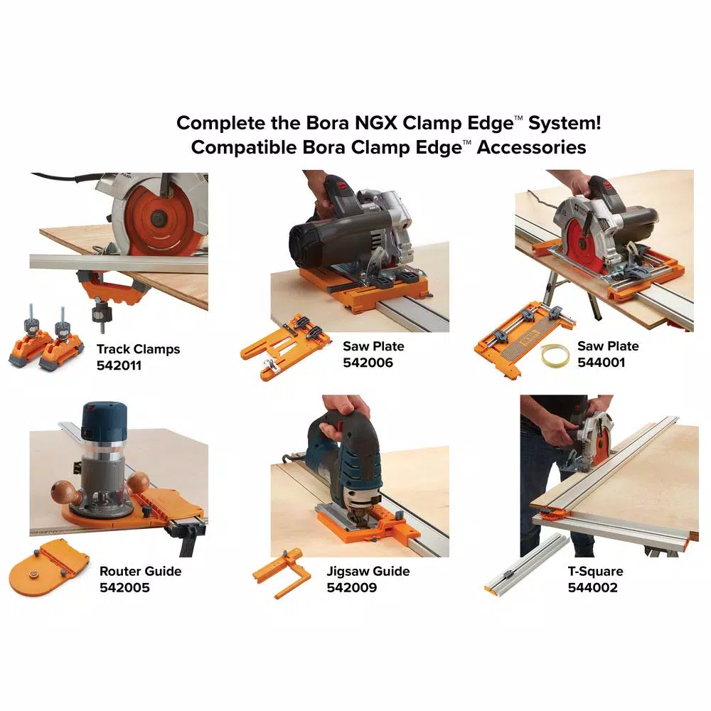 Saw Tracks BORA NGX Saw Plate With 55 In. Non-Chip Strip - Image 9