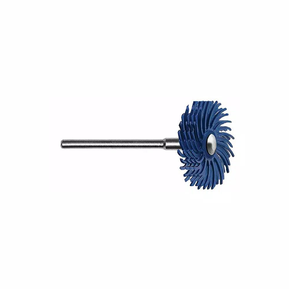 Rotary Tool Accessories Dedeco Sunburst 7/8 In. 4-Ply Radial Discs – Fine 400-Grit Rotary Cleaning And Polishing Tool (6-Pack)