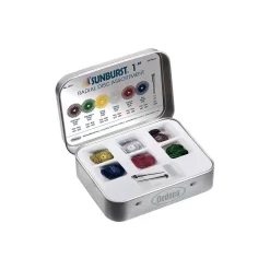 Rotary Tool Accessories Dedeco Sunburst 1 In. Radial Discs – 1/8 In. Arbor Rotary Cleaning And Polishing Tool Set Assortment (50-Piece)