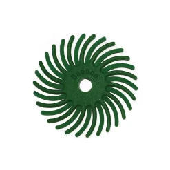 Rotary Tool Accessories Dedeco Sunburst 1 In. Radial Discs – 1/8 In. 120-Grit Medium Arbor Rotary Cleaning And Polishing Tool (48-Pack)