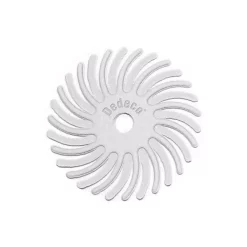 Rotary Tool Accessories Dedeco Sunburst 1 In. Radial Discs – 1/8 In. Fine 400-Grit Arbor Rotary Cleaning And Polishing Tool (12-Pack)