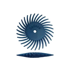 Rotary Tool Accessories Dedeco Sunburst 7/8 In. Knife-Edge Radial Discs – 1/16 In. Fine 400-Grit Arbor Rotary Polishing Tool (12-Pack)