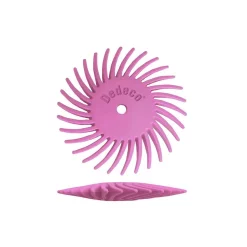 Rotary Tool Accessories Dedeco Sunburst 7/8 In. Knife-Edge Radial Discs – 1/16 In. Fine 600-Grit (Pumice) Arbor Rotary Polishing Tool (12-Pack)