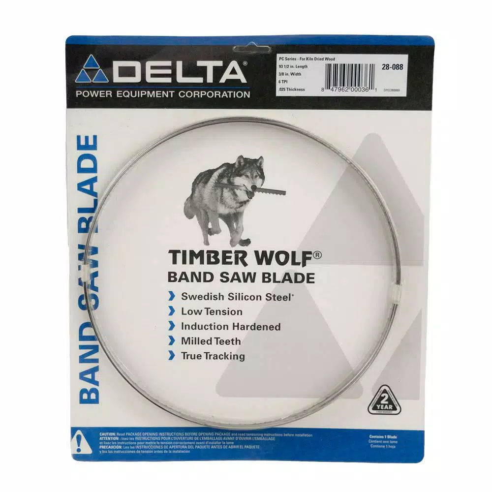 Saw Blades Delta 93-1 /2 In. X 3/8 In. X 6T Saw Blade