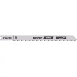 Saw Blades DEWALT 4 In. 10 TPI Fine Finish Wood Cutting Jig Saw Blade Bi-Metal U-Shank (5-Pack)