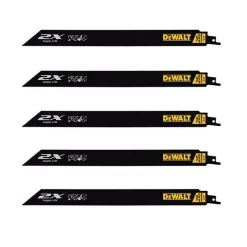 Saw Blades DEWALT 12 In. 2X Premium Metal Cutting Blade (5-Pack)