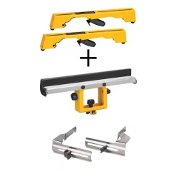Saw Accessories DEWALT Miter Saw Workstation Tool Mounting Brackets With Bonus Wide Miter Saw Stand Material Support And Miter Saw Crown Stops