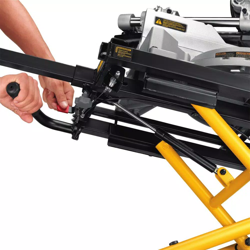 Tool Stands DEWALT 32-1/2 In. X 60 In. Rolling Miter Saw Stand With 300 Lbs. Capacity - Image 10