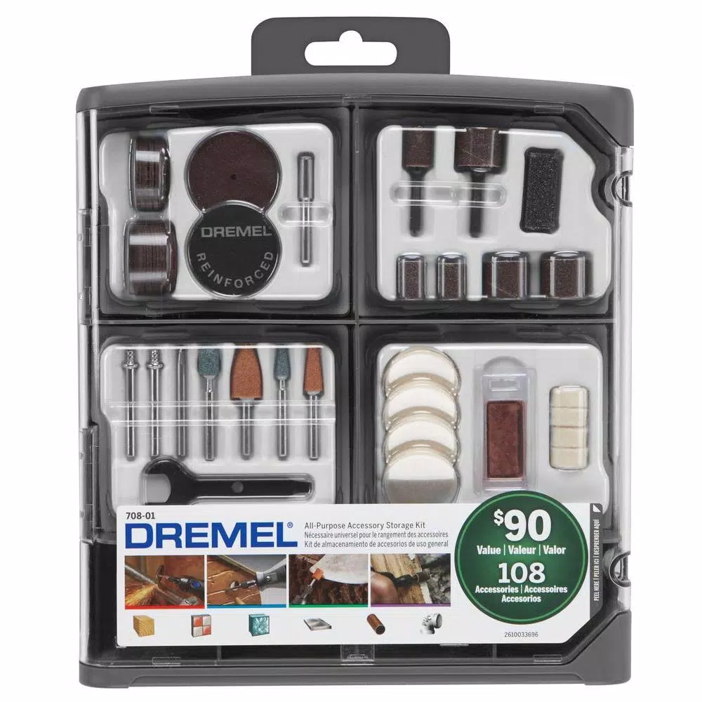 Rotary Tool Accessories Dremel Rotary Tool All-Purpose Accessory Kit (108-Piece)