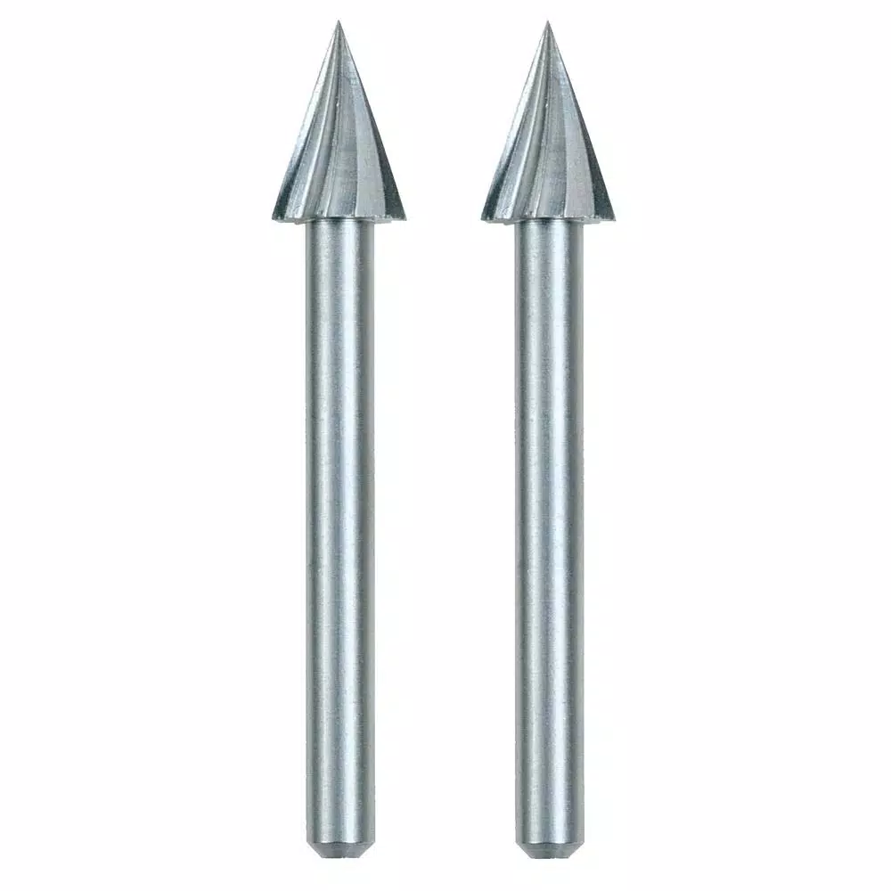 Rotary Tool Accessories Dremel 1/4 In. Rotary Tool Pointed Triangle-Shaped High Speed Accessory For Wood, Plastic And Soft Metals (2-Pack) - Image 4