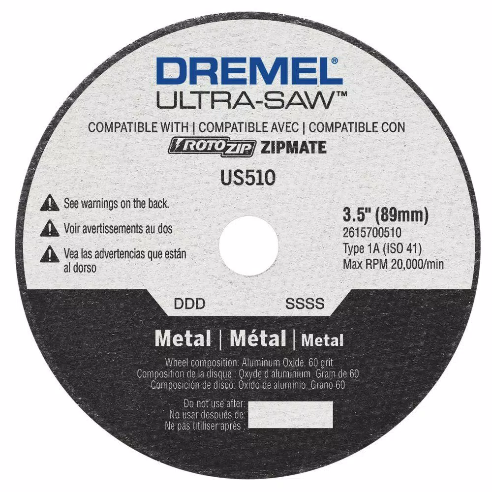 Rotary Tool Accessories Dremel Ultra-Saw 3-1/2 In. Cutting Wheel For Metal
