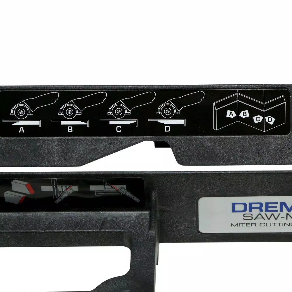 Saw Tracks Dremel Saw-Max Black Plastic Miter Trim Cutting Guide - Image 3