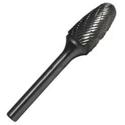 Rotary Tool Accessories Drill America 1/2 In. X 1 In. Tree Solid Carbide Burr Rotary File Bit With 1/4 In. Shank For Aluminum