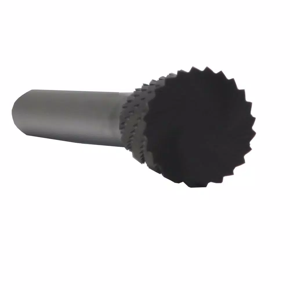 Rotary Tool Accessories Drill America 1/4 In. X 5/16 In. Inverted Cone Solid Carbide Burr Rotary File Bit With 1/4 In. Shank - Image 2