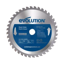 Saw Blades Evolution Power Tools 7-1/4 In. 40-Teeth Mild Steel Cutting Saw Blade
