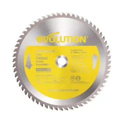 Saw Blades Evolution Power Tools 12 In. 80-Teeth Stainless-Steel Cutting Saw Blade