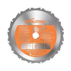 Saw Blades Evolution Power Tools 7-1/4 In. 20-T Multi-Material Replacement Miter Saw Blade