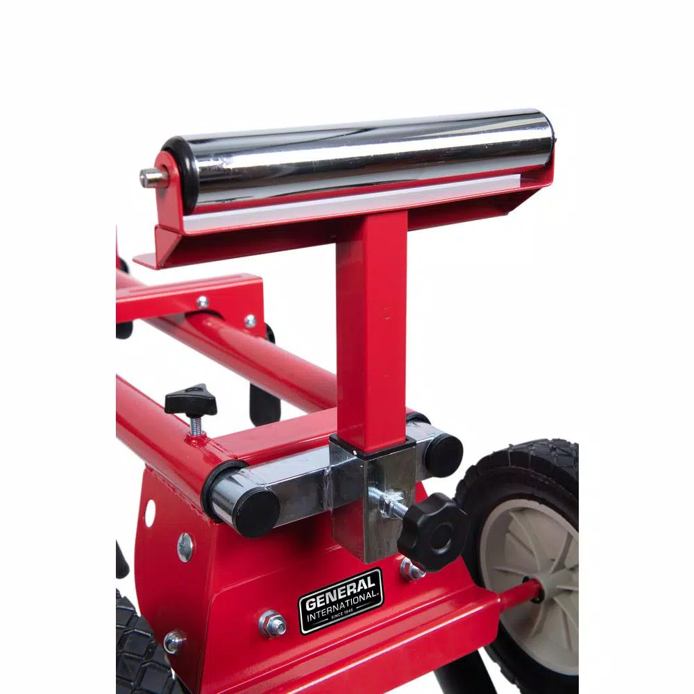 Tool Stands General International 8 In. Miter Saw Stand With Solid Tires - Image 9