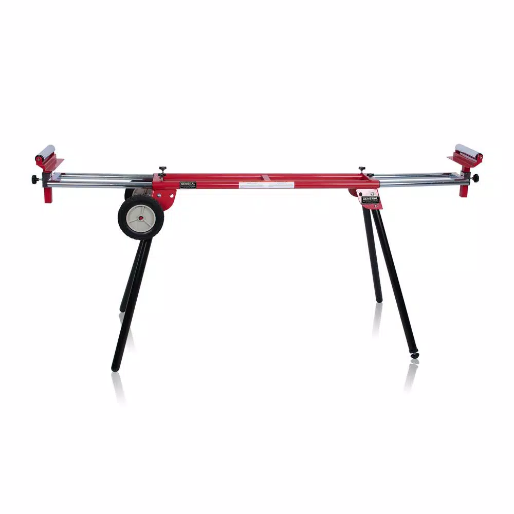 Tool Stands General International 8 In. Miter Saw Stand With Solid Tires - Image 7