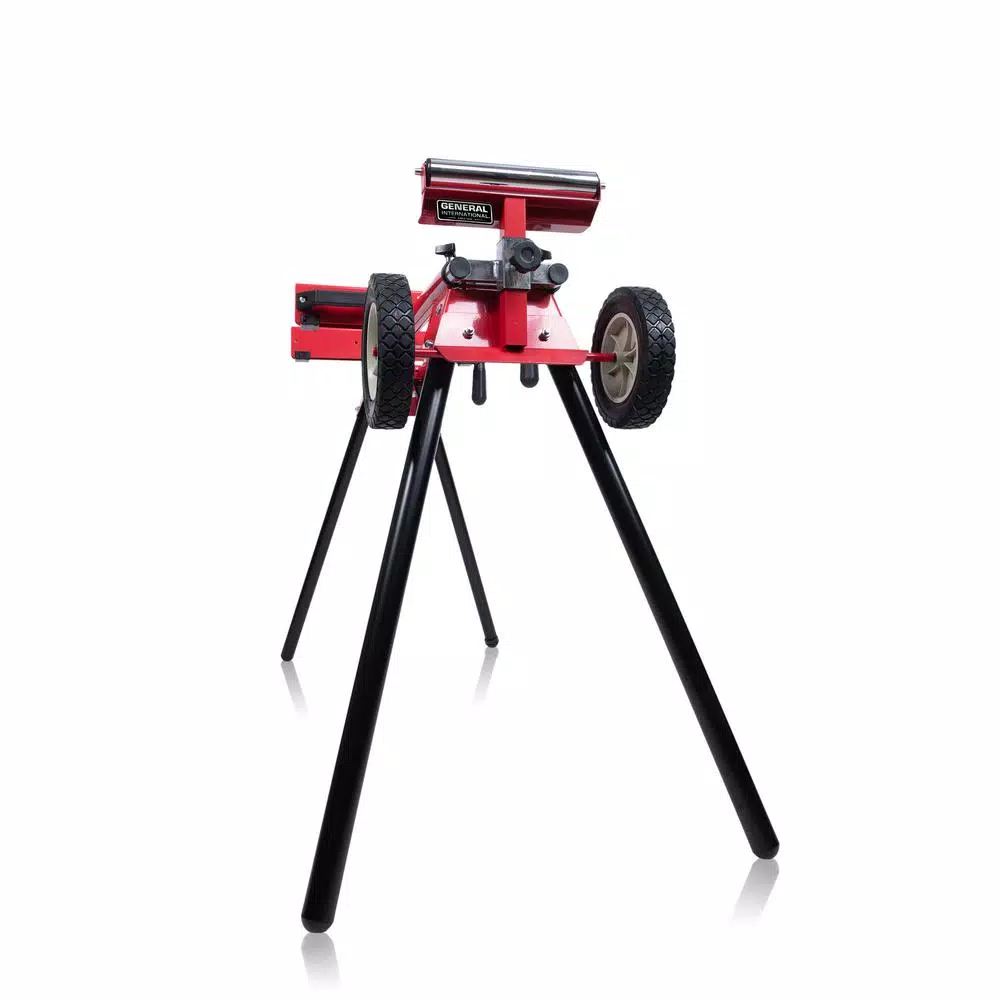 Tool Stands General International 8 In. Miter Saw Stand With Solid Tires - Image 2