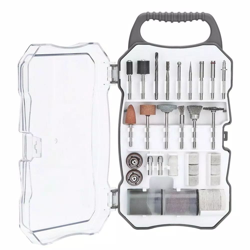 Rotary Tool Accessories Genesis Universal Rotary Tool Accessory Set With Durable Carrying Case (70-Piece)