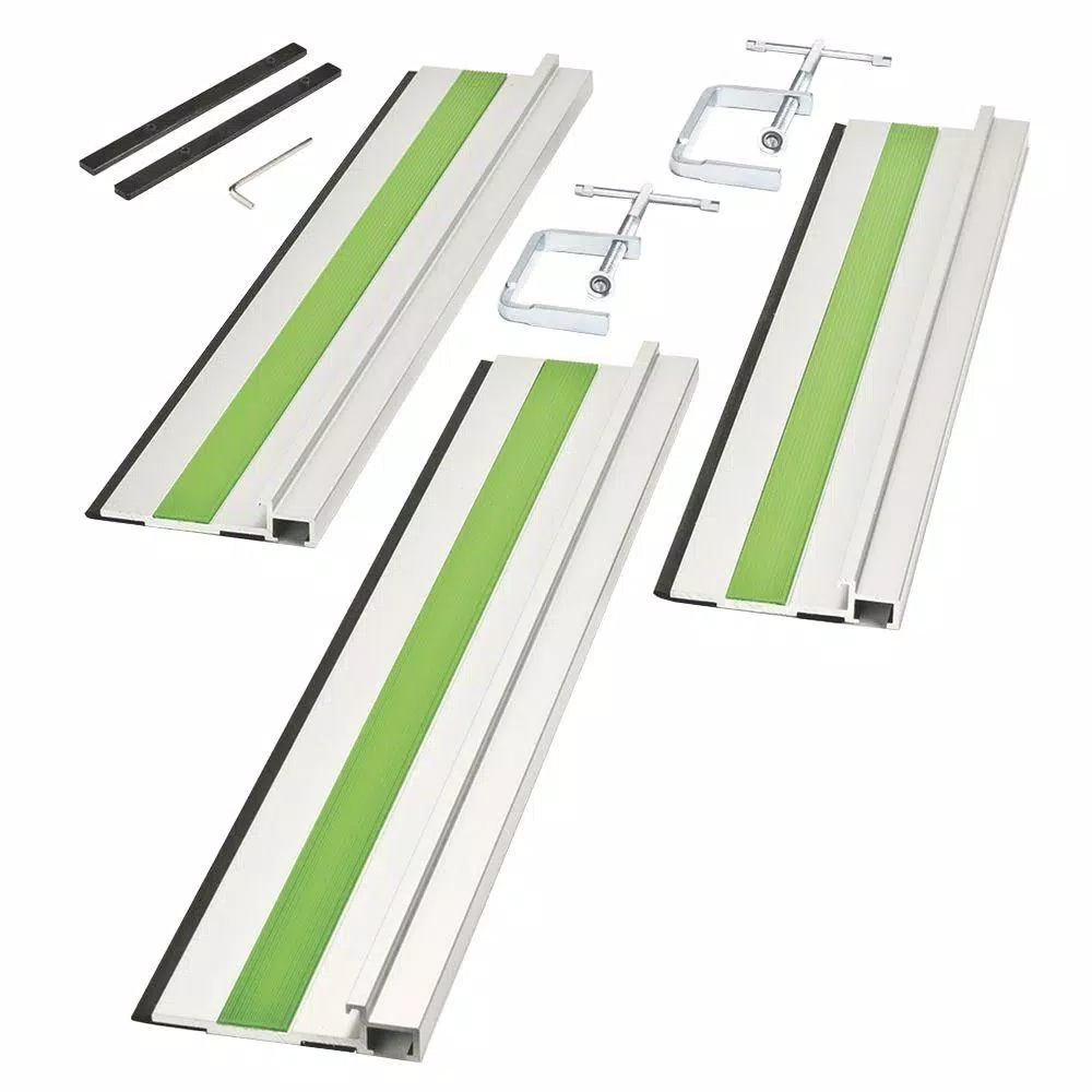 Saw Tracks Genesis 2 In. Plunge Saw Aluminum Rip Cutting Track System For GCS545C And GPCS535CK (3-Piece)