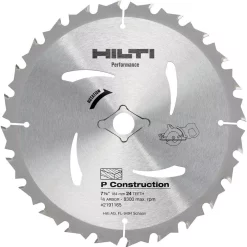 Saw Blades Hilti 7-1/4 In. 24-Teeth Wood Construction Cutting Circular Saw Blade (50-Pieces)