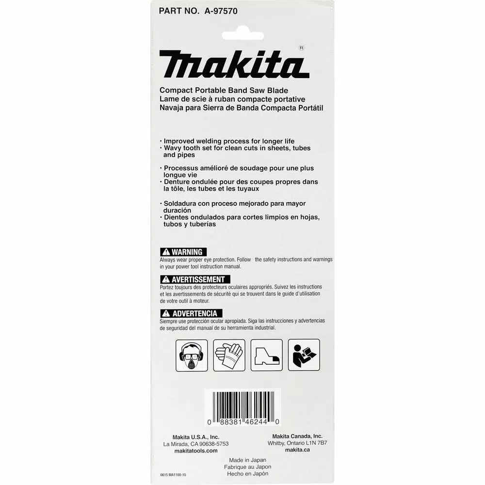 Saw Blades Makita 32-7/8 In. 18-Teeth Per Inch Compact Portable Band Saw Blade For Use With 32-7/8 In. Saws - Image 6