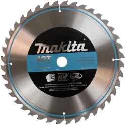 Saw Blades Makita 12 In. X 1 In. 40-Teeth Micro-Polished Miter Saw Blade