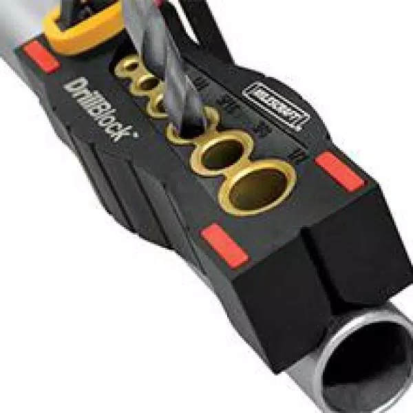 Drill Attachments Milescraft Precise Drilling Bundle With Drill Block, Drill Bits And Drill Stops - Image 2