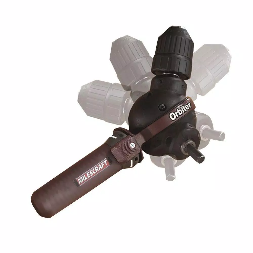 Rotary Tool Accessories Milescraft Orbiter Any Angle Drill Attachment