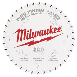 Saw Blades Milwaukee 5-3/8 In. X 36-Tooth Fine Finish Circular Saw Blade