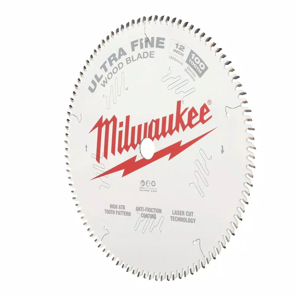 Saw Blades Milwaukee 12 In. X 100-Tooth Ultra Fine Finish Circular Saw Blade - Image 3