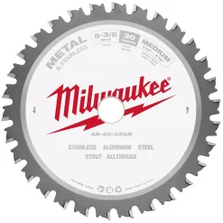 Saw Blades Milwaukee 5-3/8 In. X 30 Carbide Teeth Metal & Stainless Cutting Circular Saw Blade