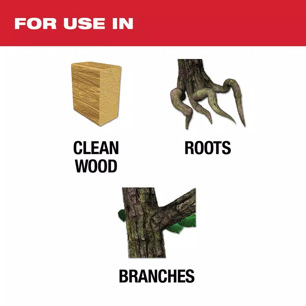 Saw Blades Milwaukee 6 In. 3 TPI Pruning Carbide Teeth Wood Cutting SAWZALL Reciprocating Saw Blade (3-Pack) - Image 2