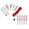 Saw Blades Milwaukee SAWZALL Demolition Wood And Metal Cutting Reciprocating Saw Blade Set With 5-Pack Of Metal Cutting Blades (18 Piece)