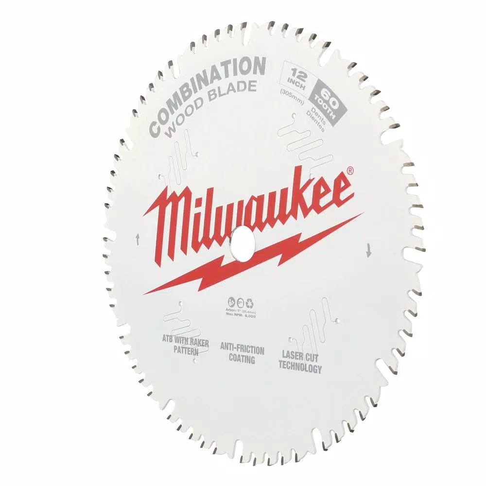 Saw Blades Milwaukee 12 In. X 60-Tooth Combination Circular Saw Blade - Image 3