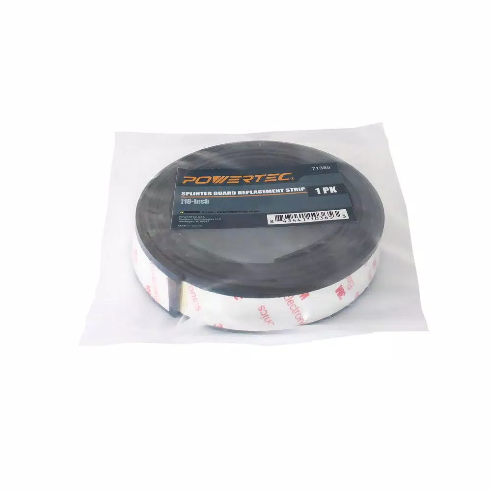 Saw Accessories POWERTEC 118 In. Splinter Guard Replacement Strip For Guide Rails - Image 3