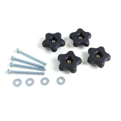 Saw Tracks POWERTEC T-Track Knob Kits (12-Pack)