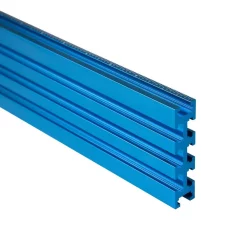 Saw Tracks POWERTEC 3 In. X 24 In. Aluminum Multi T-Track Fence For Jigs And Fixtures With Laser Measured Right To Left