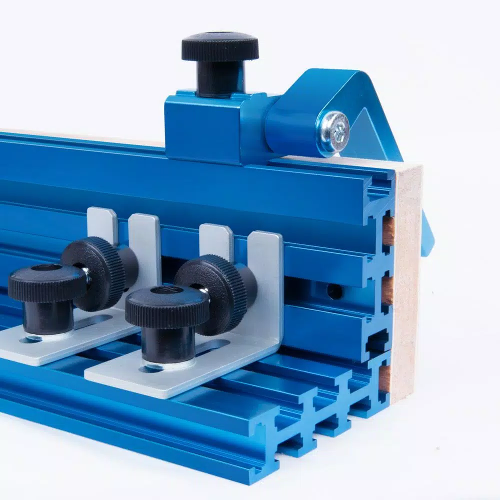 Saw Tracks POWERTEC 3 In. X 24 In. Aluminum Multi T-Track Fence For Jigs And Fixtures With Laser Measured Left To Right - Image 6