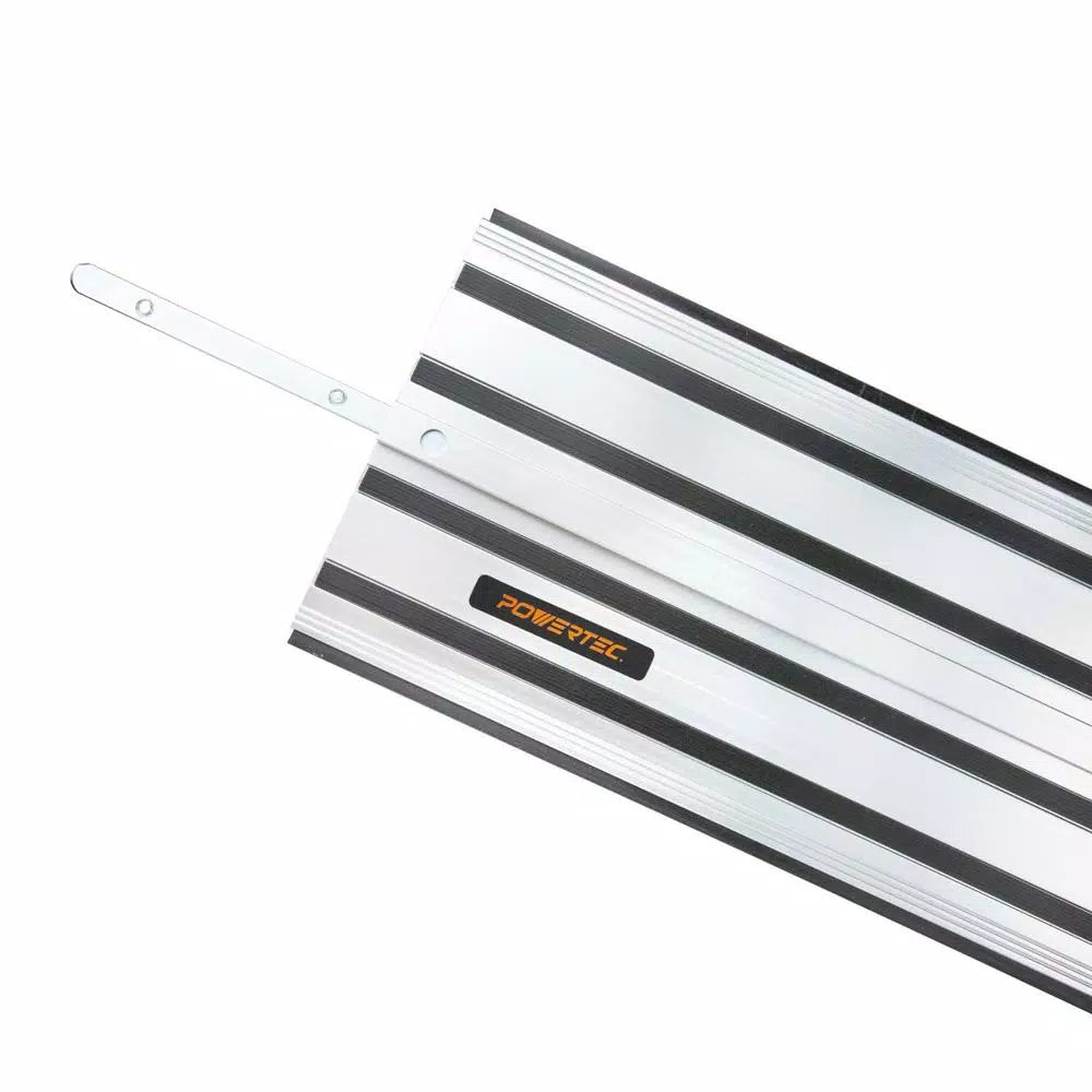 Saw Tracks POWERTEC 55 In. Aluminum Extruded Guide Rail Joining Set Compatible With DeWalt Track Saws - Image 5