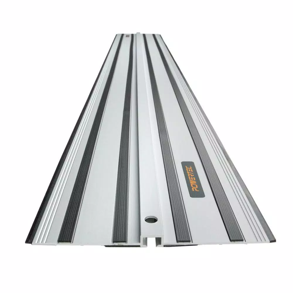 Saw Tracks POWERTEC 55 In. Aluminum Extruded Guide Rail Joining Set Compatible With DeWalt Track Saws - Image 2
