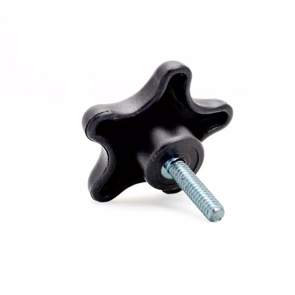 Saw Tracks POWERTEC 1/4 In.-20, 5-Star Stud Knob (5-Pack) - Image 4