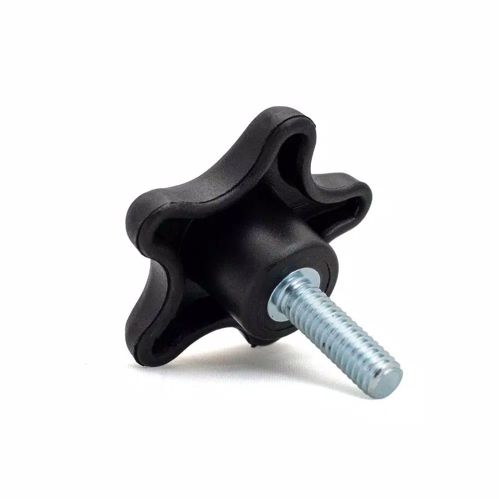 Saw Tracks POWERTEC 5/16 In.-18, 5-Star Stud Knob (5-Pack) - Image 4