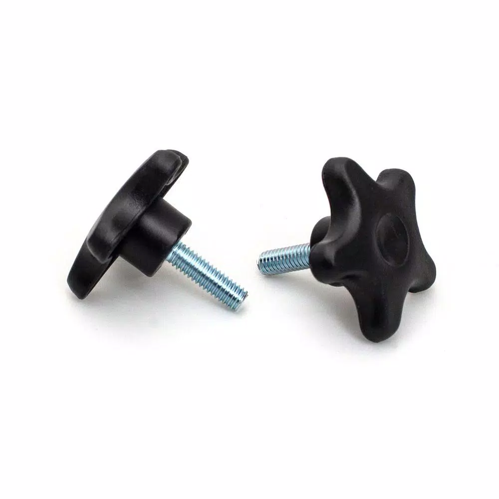 Saw Tracks POWERTEC 5/16 In.-18, 5-Star Stud Knob (5-Pack) - Image 3