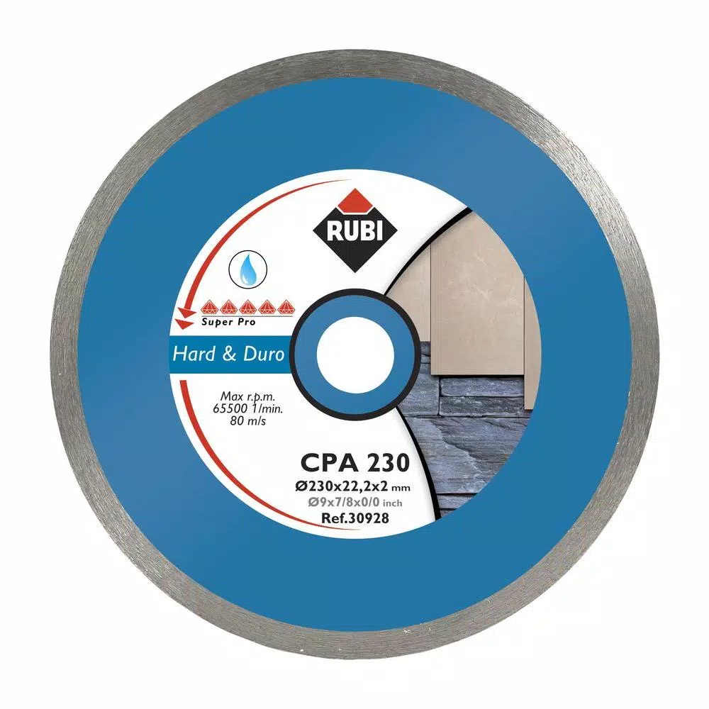 Saw Blades Rubi CPA 10 In. Superpro Stone Blade