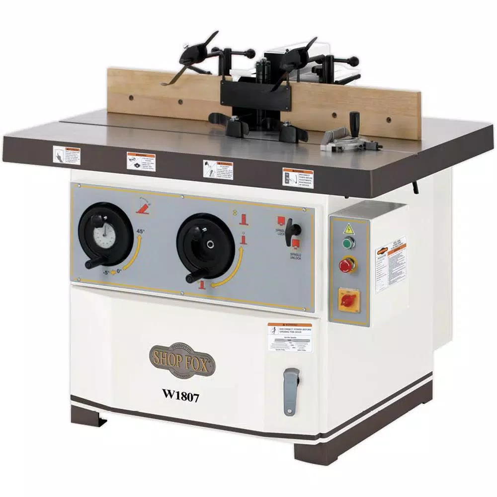 Sharpening Tools Shop Fox 7-1/2 HP Heavy-Duty Shaper